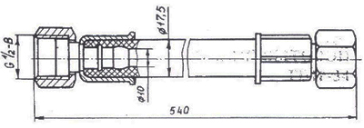 Рис.1. Схема шланга ТНП-34