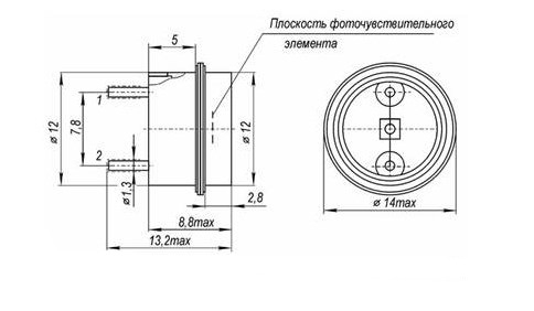 Германиевый фотодиод ФД-287 фото 1