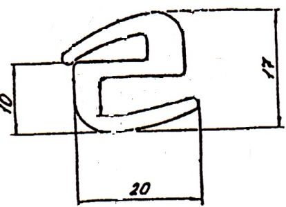 Профиль ПР-329 (4У.5.15.3069) (окно двери раздвижной) фото 1