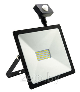 Светодиодный (LED) прожектор 50 Вт с датчиком движения и фотореле фото 1
