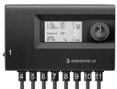 Рис.3. Схема подключения контроллера Euroster 12