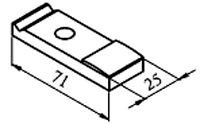 Рис.11. Габаритный чертеж подвижного электроконтакта КПД (КПП) 114