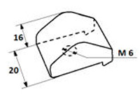 Рис.28. Габаритный чертеж подвижного электроконтакта КС304 (8ТХ.551.046)