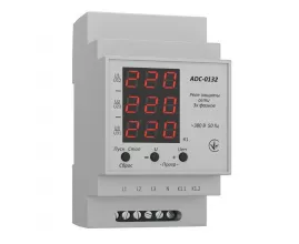 Трехфазное реле контроля напряжения Adecs ADC-0132-10 фото