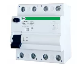 Реле защитного отключения FPR-AС 4P 100A 300mA фото