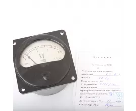 Вольтметр Э8021 кл.2,5 шкала 7500В фото