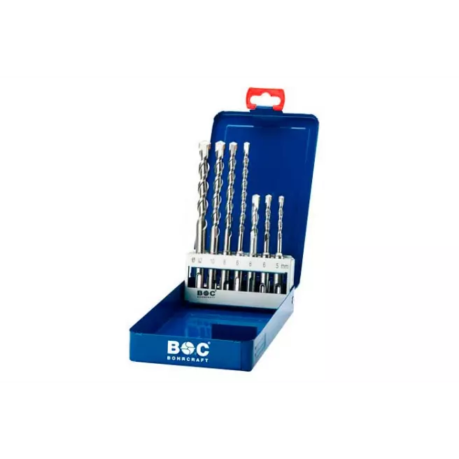 Набор ударных сверл с твердосплавными напайками BC Metal-Box фото 1