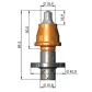 Дорожный резец Element Six RM3-T6 XL (Ø20мм)