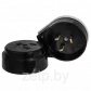 Разъем РШ-ВШ 32А 250В 2P+PE (ОУ) карболитовый черный EKF Simple