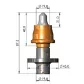 Дорожный резец Element Six RM3-M8 XL (Ø20мм)