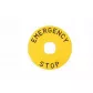 Табличка маркировочная EMERGENCY STOP