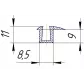 Уплотнитель 3-22771 (Профиль окна Н560А)